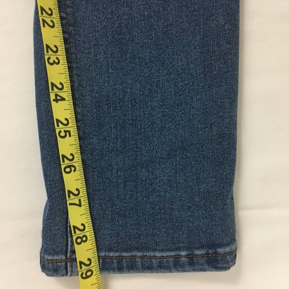 Chico's Pull-On Jeans Rhinestones Embellished Medium Wash Size 1 - Picture 12 of 12